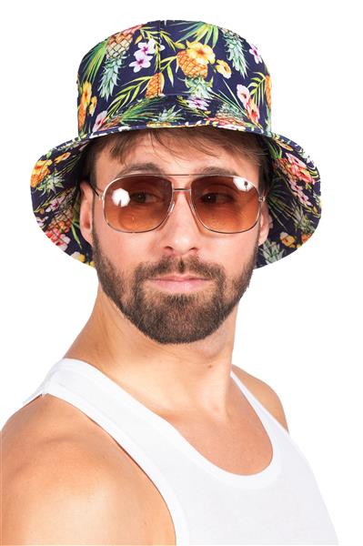 Grote foto hawaii bucket hat ananas verzamelen overige verzamelingen