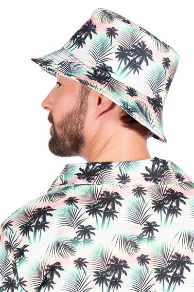 Grote foto hawaii bucket hat palmboom verzamelen overige verzamelingen
