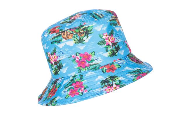 Grote foto hawaii bucket hat blauw verzamelen overige verzamelingen