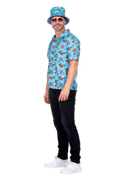 Grote foto hawaii blouse lichtblauw heren verzamelen overige verzamelingen