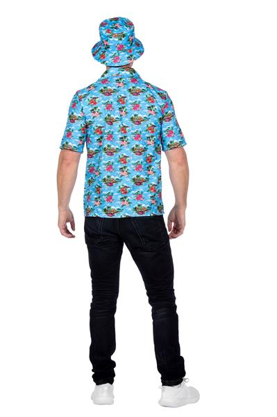 Grote foto hawaii blouse lichtblauw heren verzamelen overige verzamelingen
