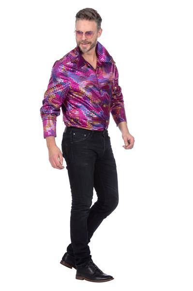 Grote foto paarse blouse heren folie pailletten verzamelen overige verzamelingen