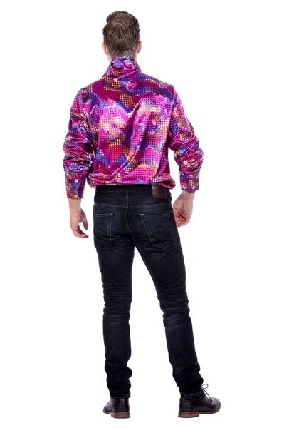 Grote foto paarse blouse heren folie pailletten verzamelen overige verzamelingen