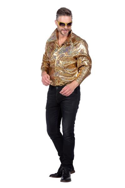 Grote foto gouden blouse heren disco verzamelen overige verzamelingen