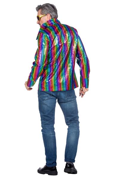 Grote foto regenboog blouse heren metallic verzamelen overige verzamelingen