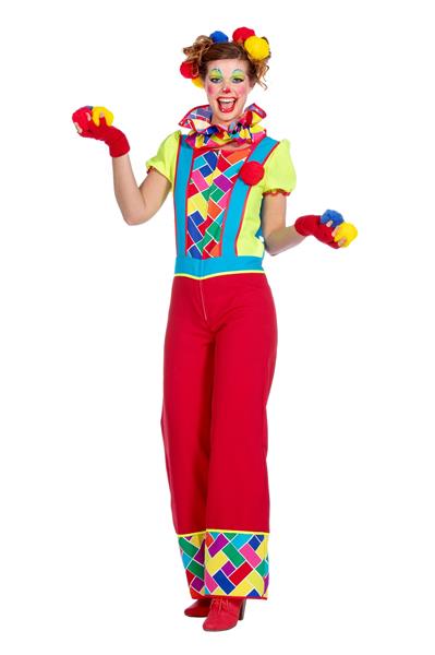 Grote foto clownspak dames 2 delig verzamelen overige verzamelingen