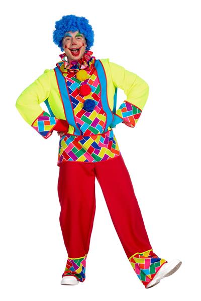 Grote foto clownspak heren 3 delig verzamelen overige verzamelingen