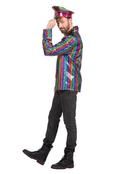 Grote foto regenboog blouse heren metallic verzamelen overige verzamelingen