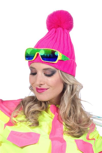 Grote foto neon roze muts dames verzamelen overige verzamelingen