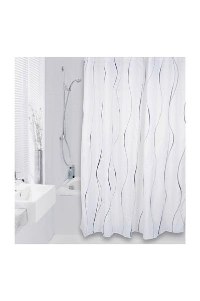 Grote foto differnz differnz waves douchegordijn 180x180cm huis en inrichting complete badkamers