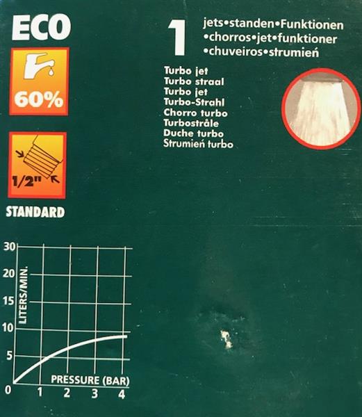 Grote foto tiger tiger turbo saver handdouche wit huis en inrichting complete badkamers