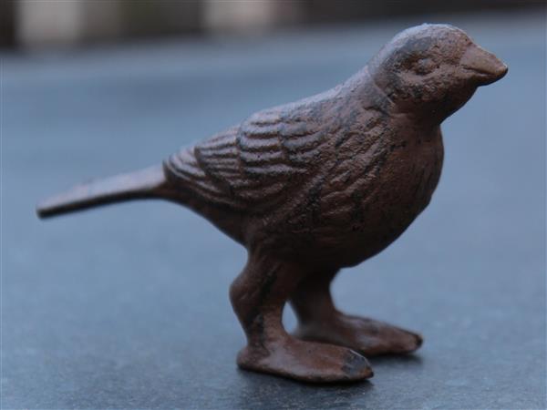 Grote foto vogel gietijzer tt118 tuin en terras tuindecoratie