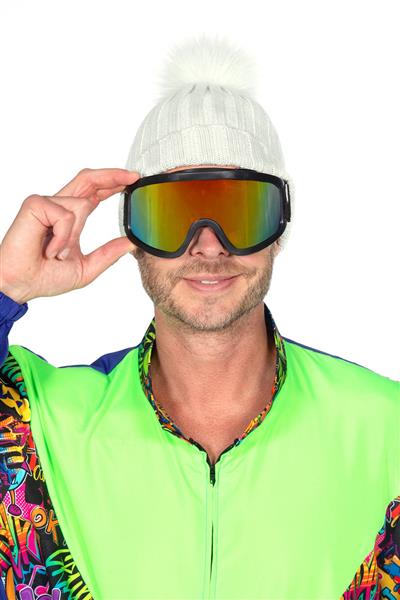 Grote foto zwarte skibril verzamelen overige verzamelingen