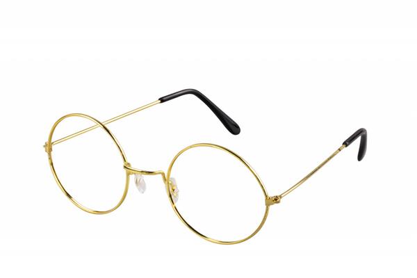 Grote foto gouden bril zonder glas verzamelen overige verzamelingen