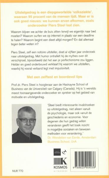 Grote foto uitstelgedrag boeken psychologie