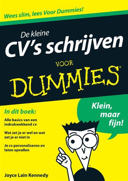 Grote foto de kleine cv schrijven voor dummies voor dummies boeken overige boeken
