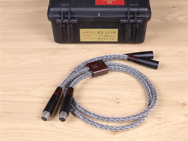 Grote foto kimber kable select ks 1130 highend silver audio interconnects xlr 0 75 metre audio tv en foto onderdelen en accessoires