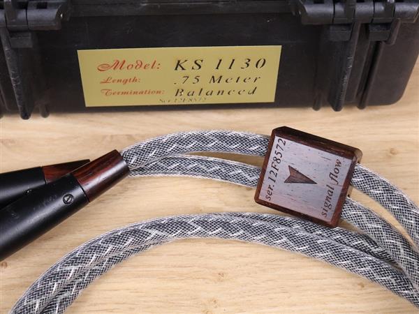 Grote foto kimber kable select ks 1130 highend silver audio interconnects xlr 0 75 metre audio tv en foto onderdelen en accessoires