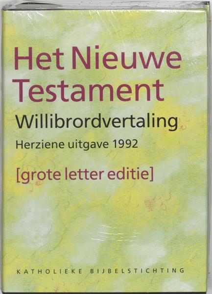 Grote foto bijbel het nieuwe testament willibrordvertaling 1992 grote letter editie boeken overige boeken