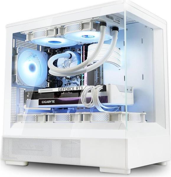 Grote foto fabrieksnieuw cwn game pc computer p10 white wifi bluetooth 24 maanden garantie computers en software behuizingen en kasten