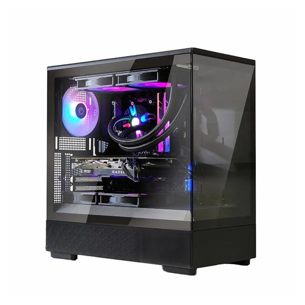Grote foto fabrieksnieuw cwn game pc computer p10 black wifi bluetooth 24 maanden garantie computers en software behuizingen en kasten