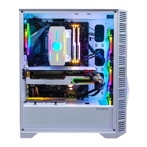 Grote foto fabrieksnieuw cwn game pc computer iceberg white wifi bluetooth 24 maanden garantie computers en software behuizingen en kasten