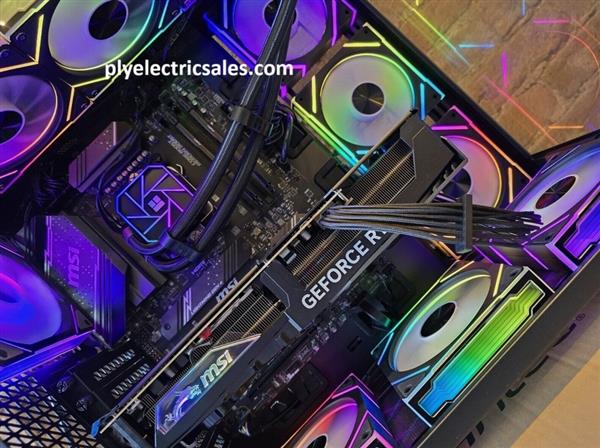 Grote foto amd ryzen 7 9800x3d nvidia rtx 4090 computers en software desktop pc