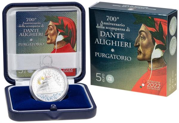 Grote foto itali 5 euro 2022 dante verzamelen munten overige