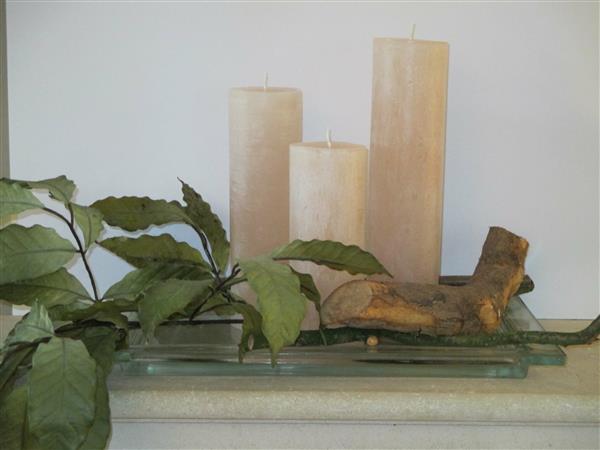 Grote foto krulkaarsen bika kaarsen set van 3 kaneel 333105 huis en inrichting woningdecoratie