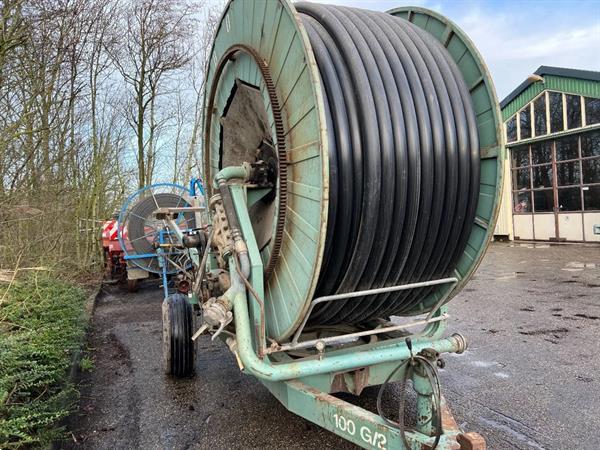 Grote foto ferbo met slang 410 en diameter 100 optioneel met pomp agrarisch beregeningapparatuur