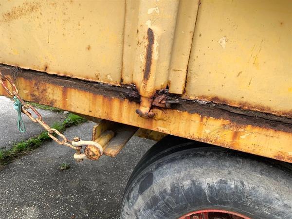 Grote foto kiepwagen enkel as 5 tons wagen agrarisch aanhangwagens