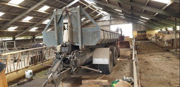 Grote foto zelfbouw haakarm 15 ton laad vermogen carrier agrarisch aanhangwagens