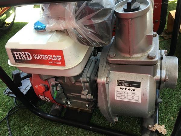 Grote foto waterpomp 4 kw 1100 liter per minuut benzine motor agrarisch pompen