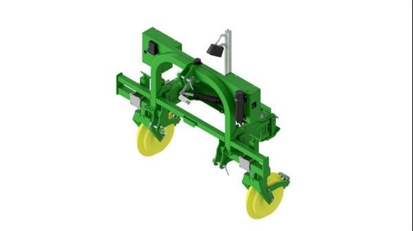 Grote foto maintech bok op camera besturing agrarisch cultivators en woelers