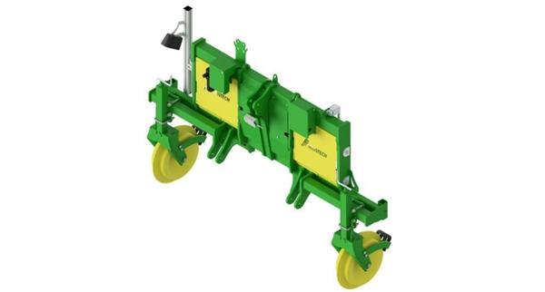 Grote foto maintech bok op camera besturing agrarisch cultivators en woelers
