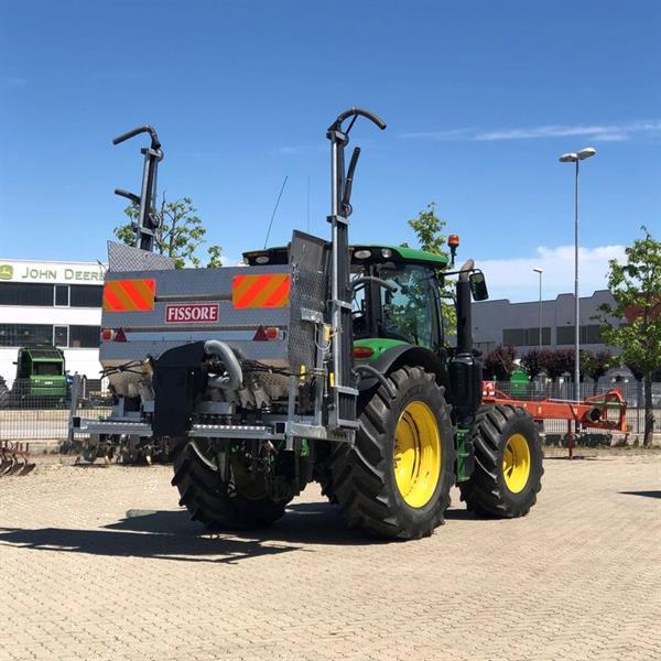 Grote foto kramer fissore pneumaat strooier 4 6 of 12 rij op rijafstand 0.75 m agrarisch kunstmestrooiers