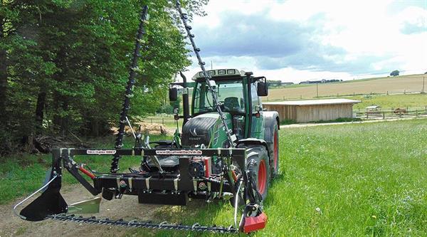 Grote foto dubbele maaibalk voor en achter aanbouw agrarisch maaiers