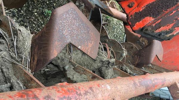 Grote foto agrator roterende spitmachine agrarisch akkerbouw
