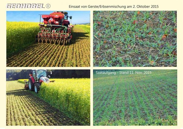 Grote foto grond bewerken zaaien geohobel ondiep grond bewerken agrarisch akkerbouw