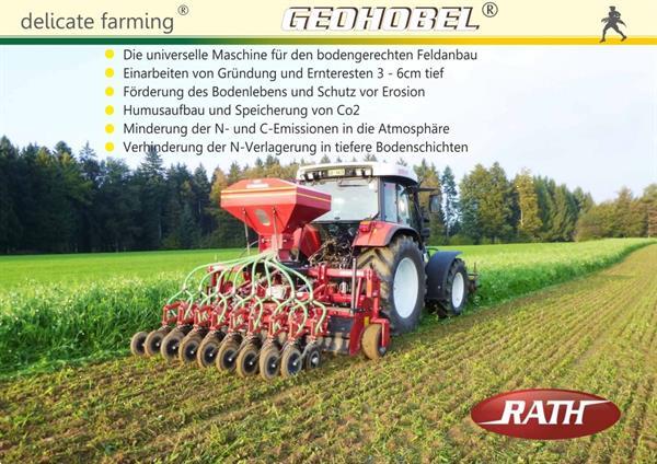 Grote foto grond bewerken zaaien geohobel ondiep grond bewerken agrarisch akkerbouw