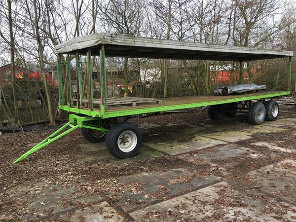 Grote foto zeilen wagen landbouw wagen met zeilen 8.8 meter lang agrarisch algemeen