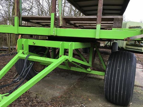 Grote foto zeilen wagen landbouw wagen met zeilen 8.8 meter lang agrarisch algemeen