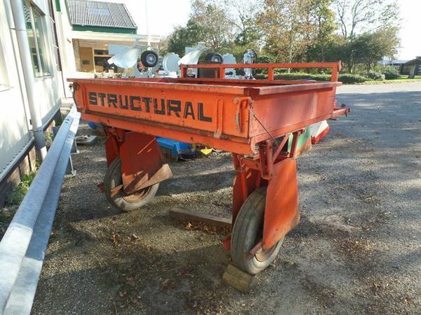 Grote foto structural selectiewagen agrarisch zaaimachines