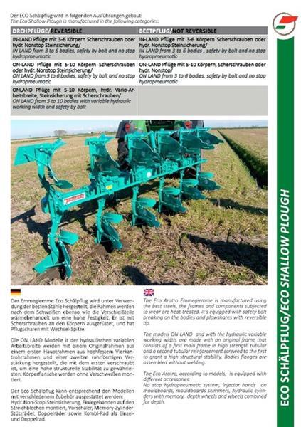 Grote foto kramer eco ploeg emmegiemme on land in de veur agrarisch akkerbouw