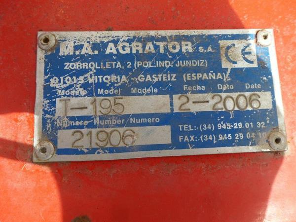 Grote foto agrator t 195 agrarisch oogstmachines