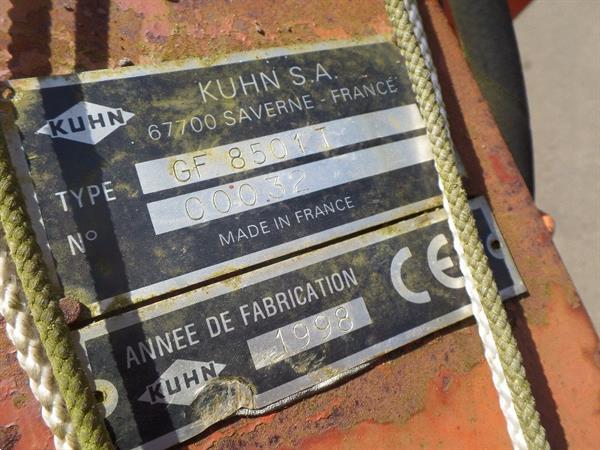 Grote foto kuhn gf8501t agrarisch harken