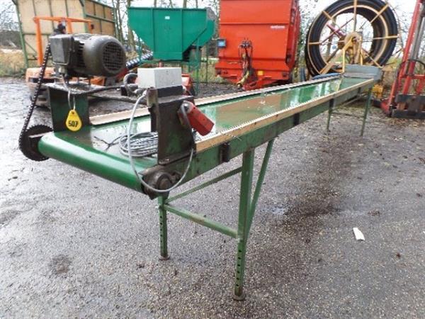 Grote foto vlakke band transportband 6 meter lang 60 cm breed doe het zelf en verbouw onderdelen en accessoires