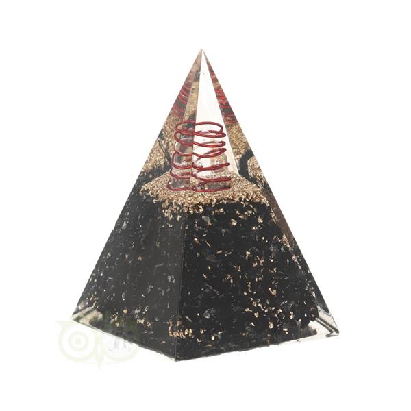 Grote foto orgoniet piramide toermalijn bloem des levens 5 x 5 x 8 cm verzamelen overige verzamelingen