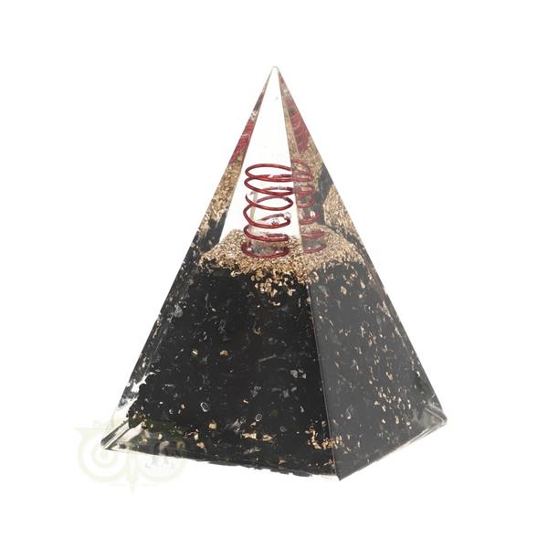 Grote foto orgoniet piramide toermalijn bloem des levens 5 x 5 x 8 cm verzamelen overige verzamelingen