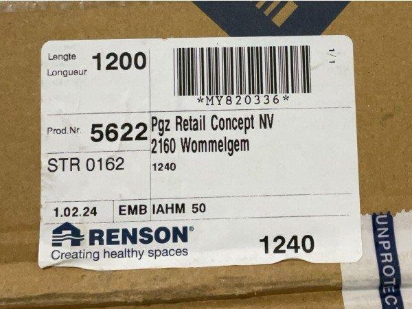 Grote foto renson renson invisivent air nl raamventilatie 1200 mm doe het zelf en verbouw luchtverdeeltechniek